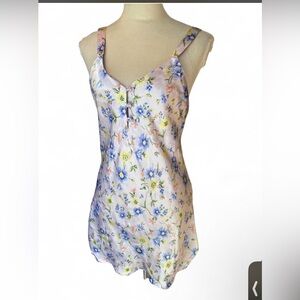 Morgan Taylor Patel pink floral slip dress